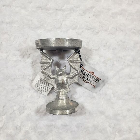 Halloween fall seasonal candle holder spooky bat - Picture 1 of 6